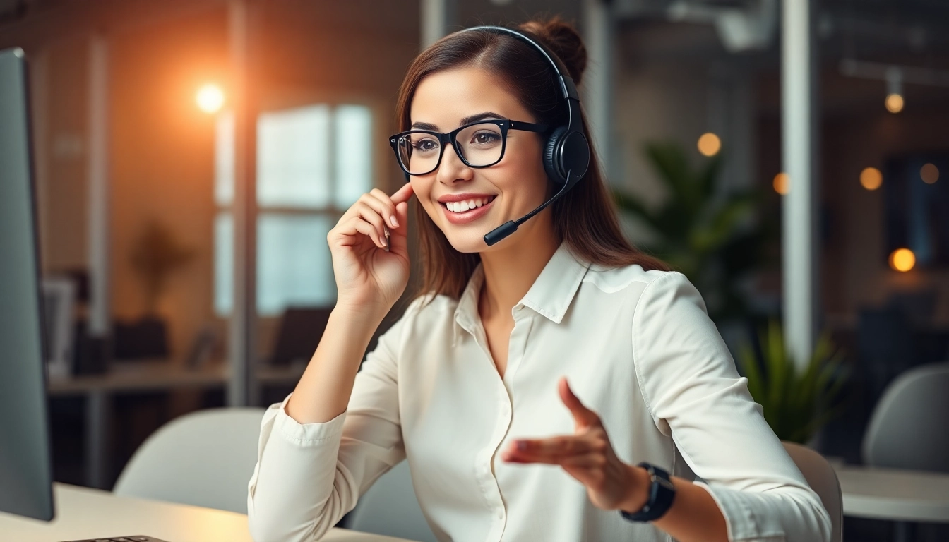 Effective strategies for outsourcing cold calling to virtual assistants illustrated with a virtual assistant on a call.