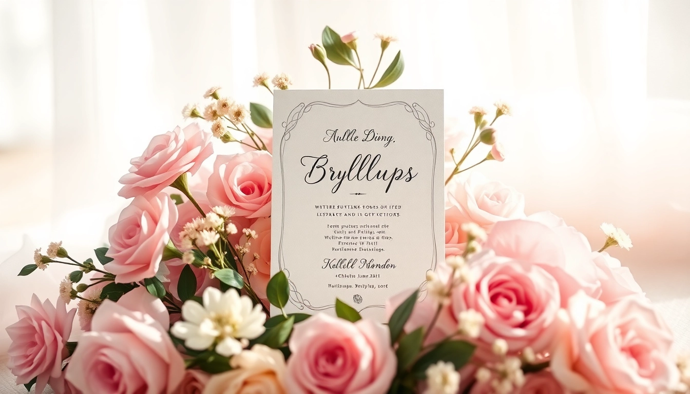 Elegant Bryllups Invitation Ideas to Inspire Your Dream Wedding