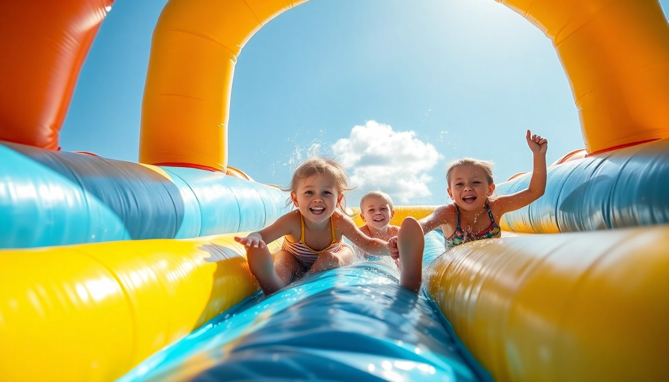 Make a Splash This Summer with the Best Inflatable Slip and Slide Rentals