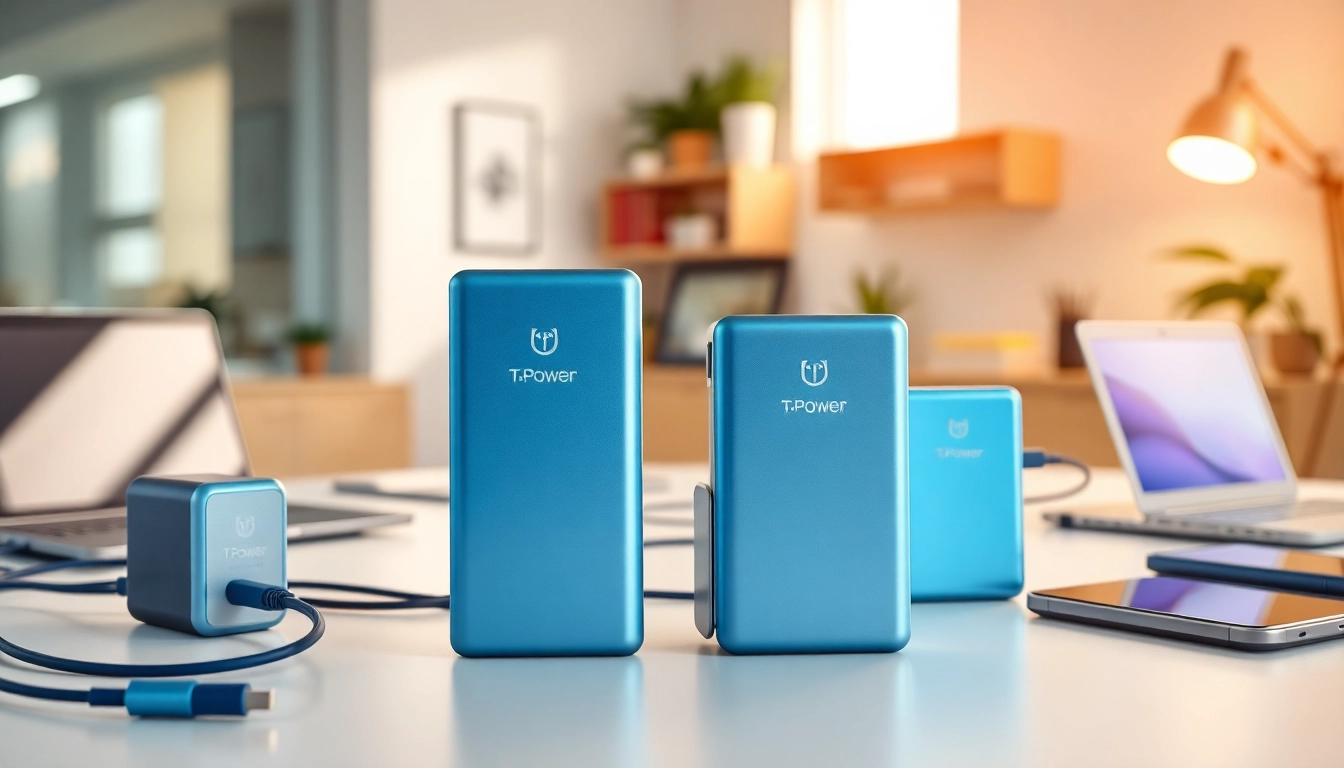 Enhance devices with TPower's reliable chargers and power supplies in a modern setup.