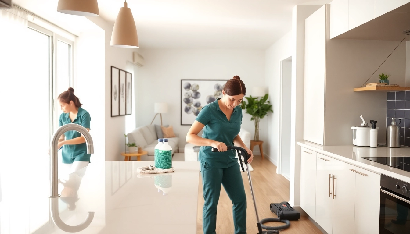 Effective bond cleaning Logan services showcased in a sparkling apartment setting.