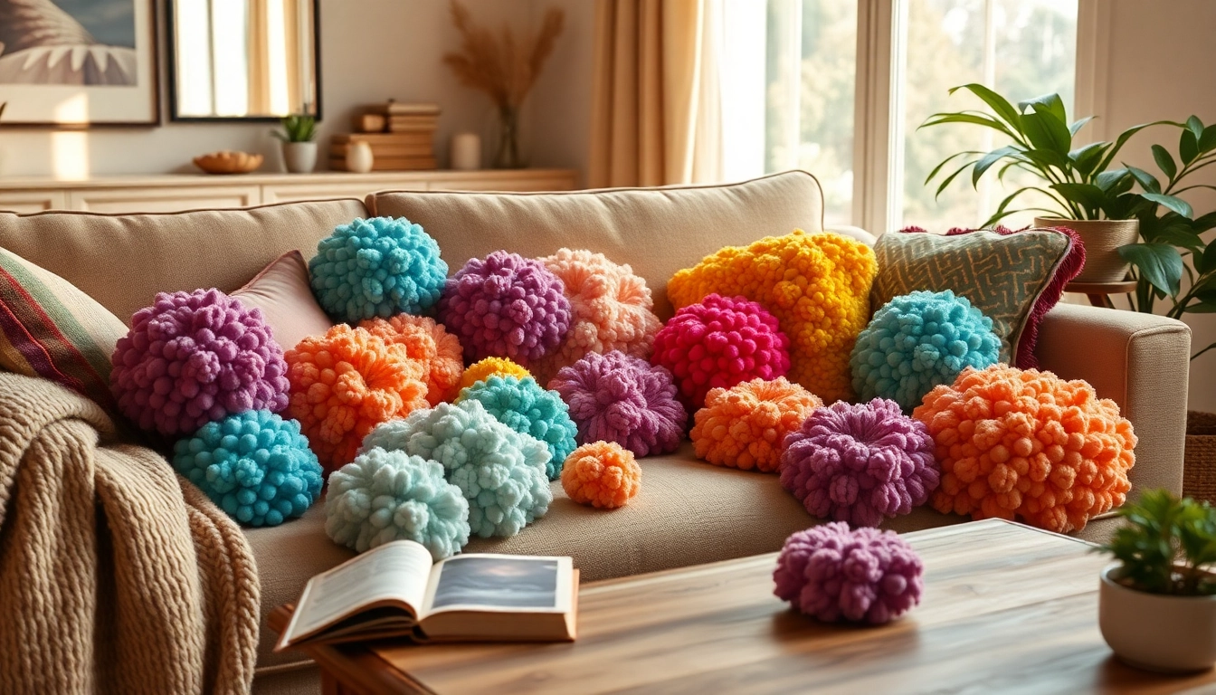Shop cozy and stylish pompom cushions at https://labboho.com/collections/pompom-cushion, brightening up your living space.