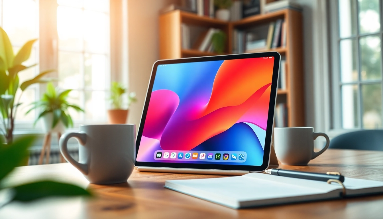 Discover how to buy iPad and enhance your digital experience with this sleek device in a cozy setting.