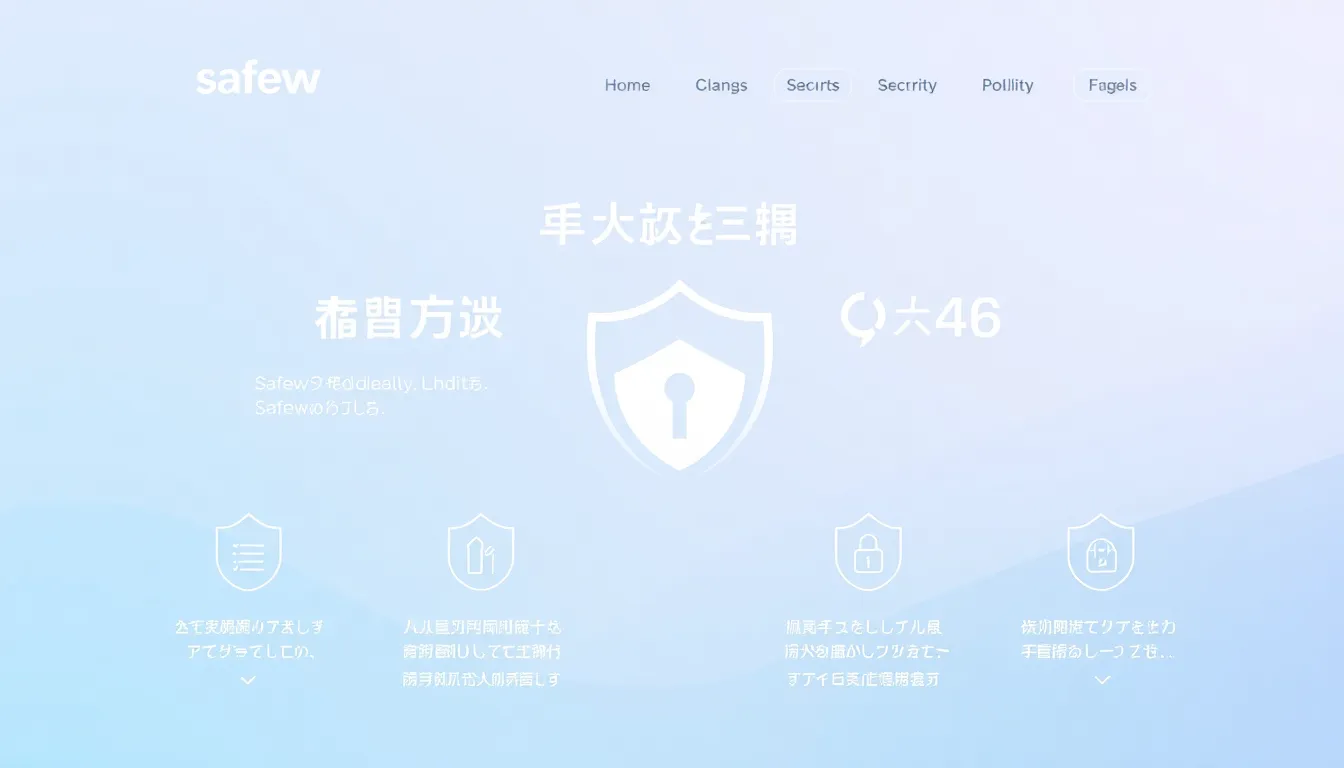 探索 safew官网：安全与创新的网络平台