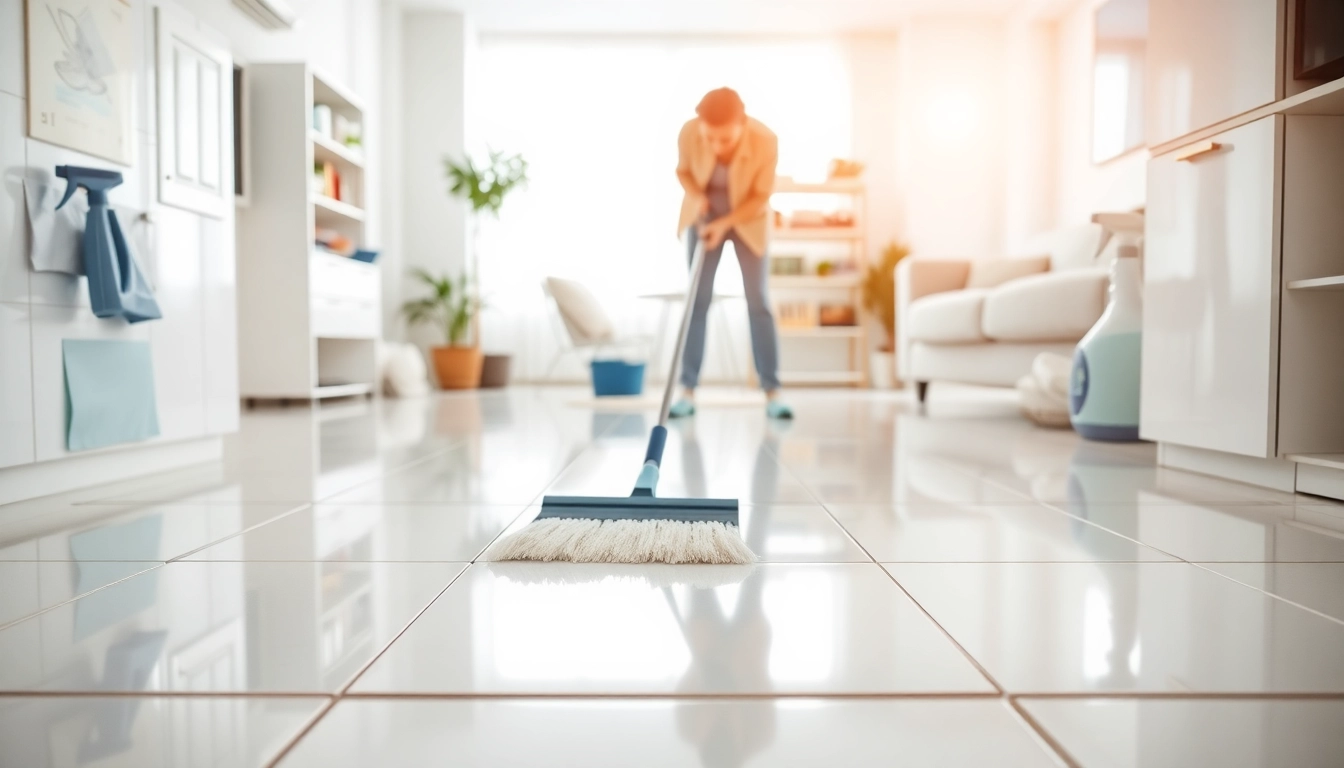 Efficient bond cleaning Logan service in action, featuring professional cleaners achieving sparkling results.