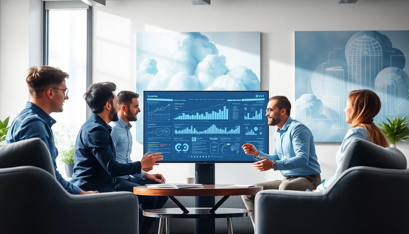 Site reliability engineering experts providing strategic insights in a modern tech setting.
