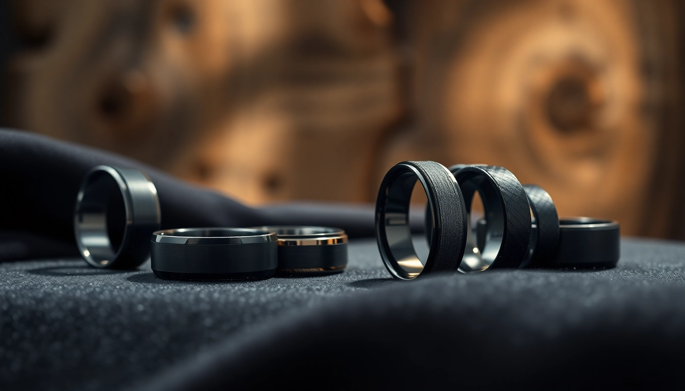 Top Choices for Men’s Black Wedding Bands