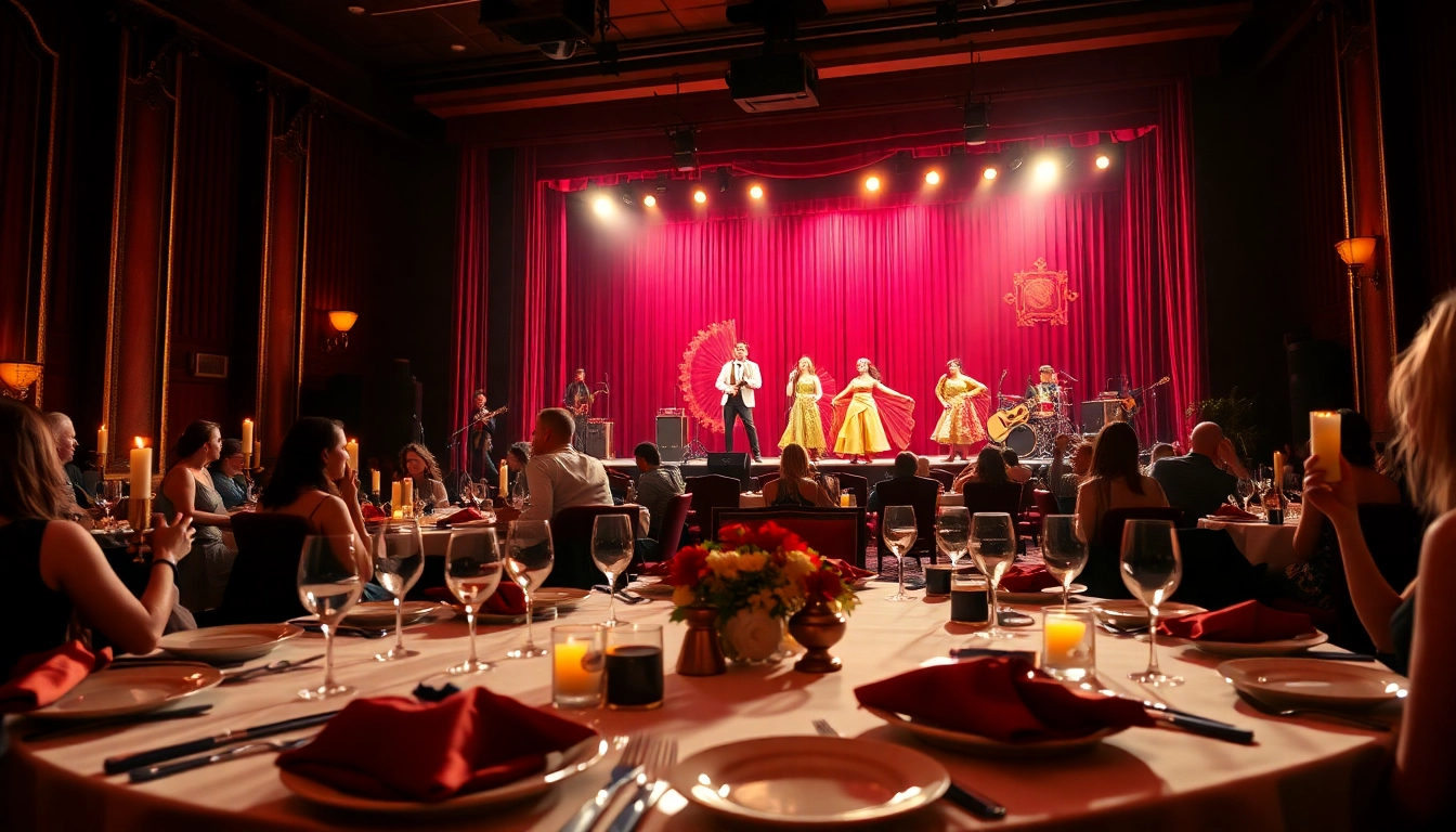 Enjoy vibrant performances at dinner shows vegas, featuring exquisite dining and entertainment.